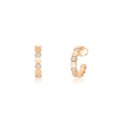 [Vicky]Hollow Design Four-Leaf Clover Flower Shape Earrings