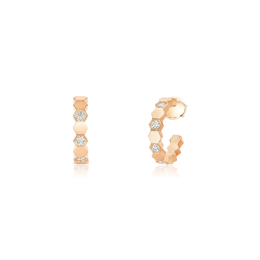 [Vicky]Hollow Design Four-Leaf Clover Flower Shape Earrings