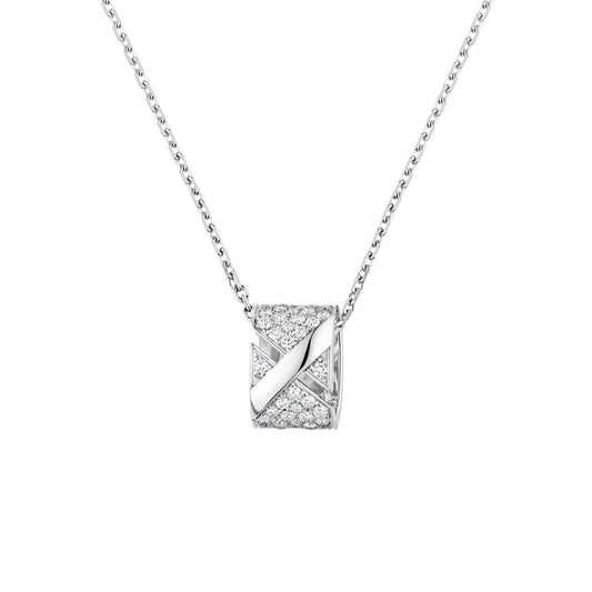[Vicky]LIENS EVIDENCE DIAMOND PAVED NECKLACE