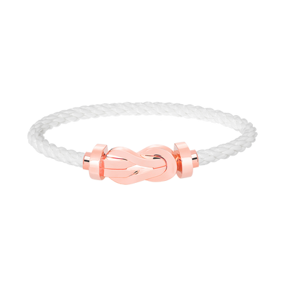 [Vicky]CHANCE LARGE 8 FIGURE BUCKLE NO DIAMOND BRACELET ROSE GOLD