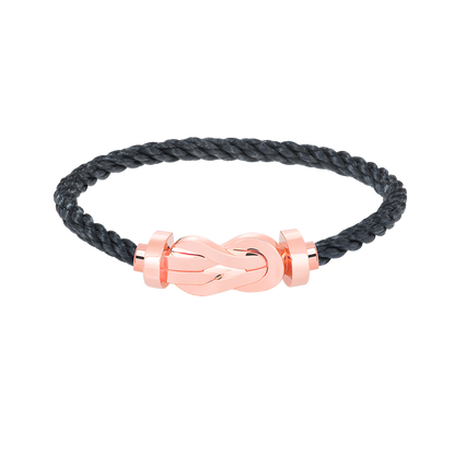 [Vicky]CHANCE LARGE 8 FIGURE BUCKLE NO DIAMOND BRACELET ROSE GOLD