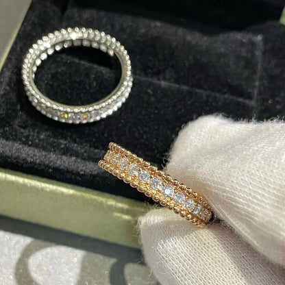 [Vicky]PERLEE DIAMOND ROSE GOLD RING