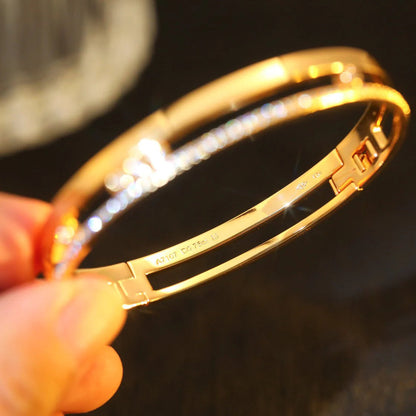 [Vicky]Move Romane Diamond Bangle Bracelet