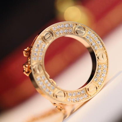 [Vicky]LOVE NECKLACE ADJUSTABLE ROSE GOLD