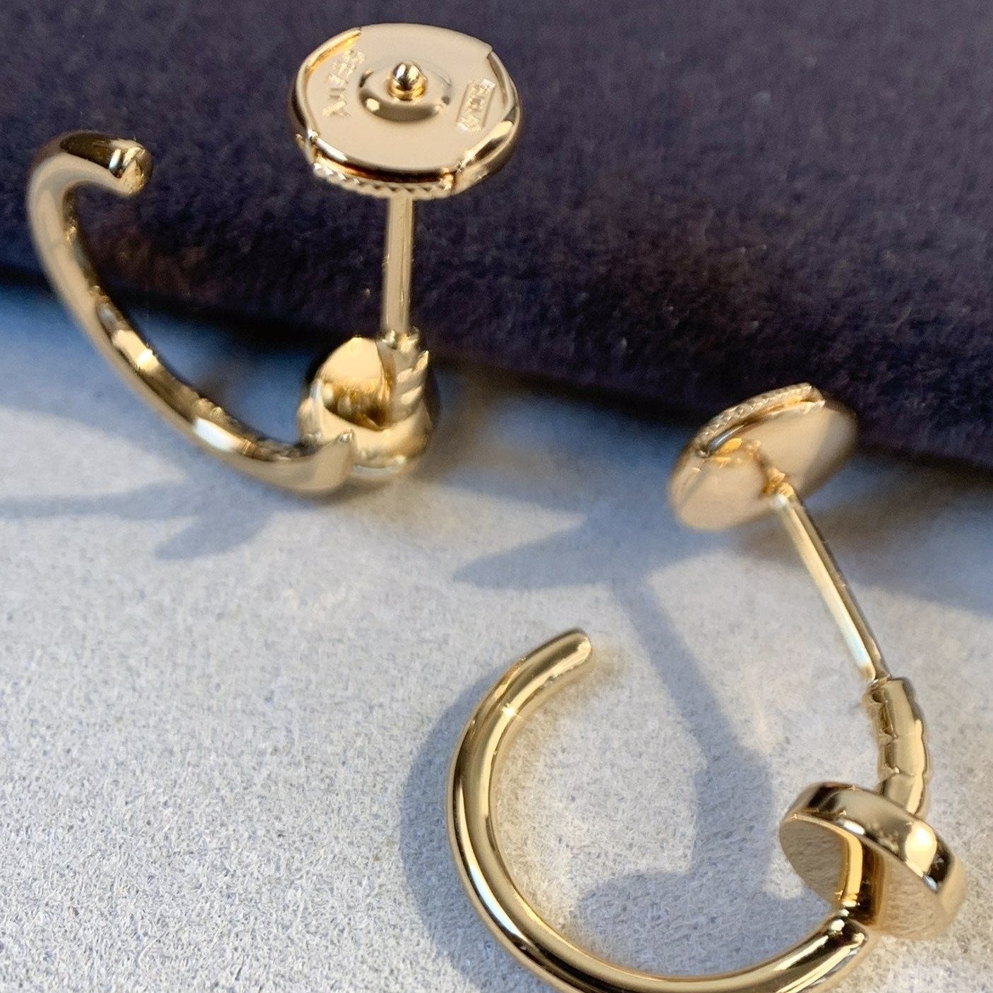 [Vicky]JUSTE EARRINGS PINK GOLD