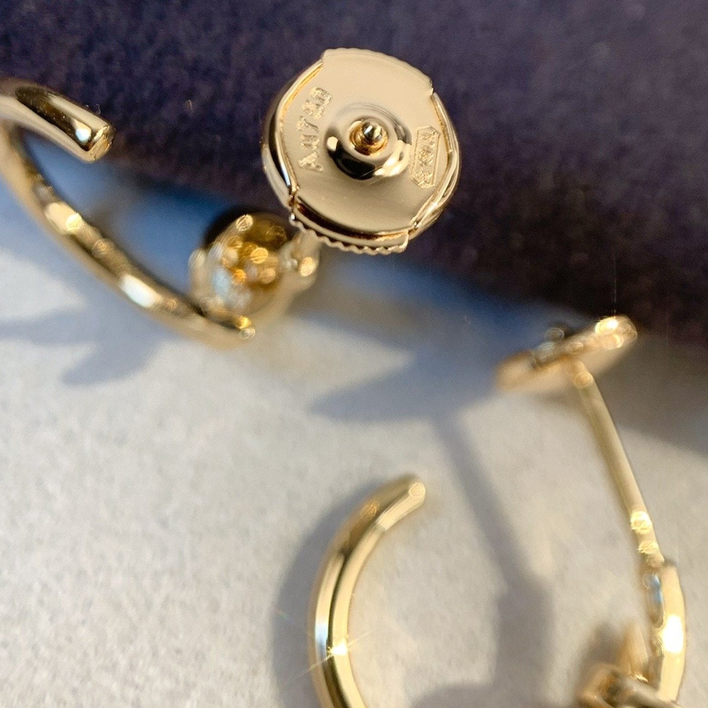 [Vicky]JUSTE EARRINGS PINK GOLD