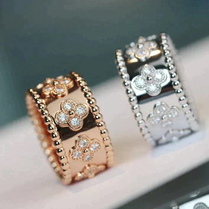 [Vicky]CLOVER KALEIDOSCOPE RING 10MM