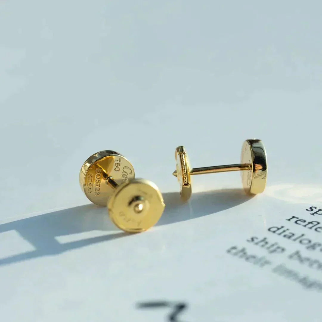 [Vicky]LOVE EARRINGS GOLD 10MM