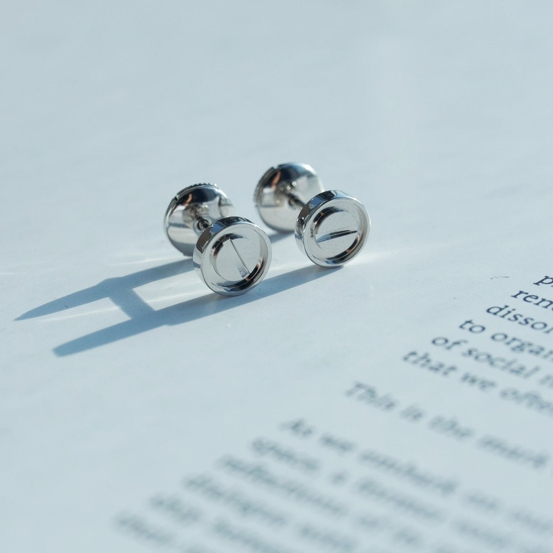 [Vicky] LIEBE OHRRINGE SILBER 10MM