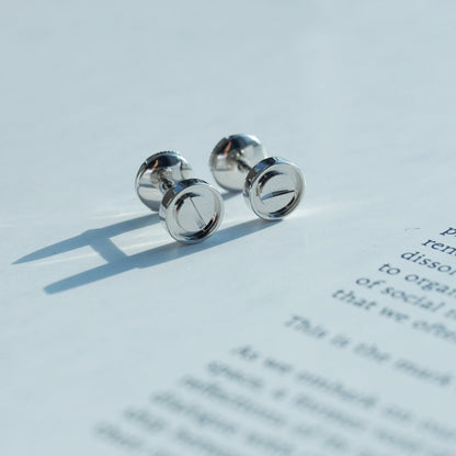 [Vicky] LIEBE OHRRINGE SILBER 10MM