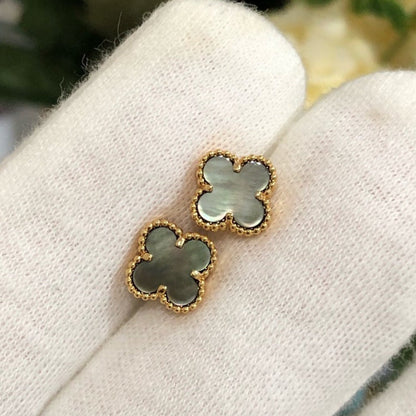 [Vicky]CLOVER MINI GOLD EARRINGS