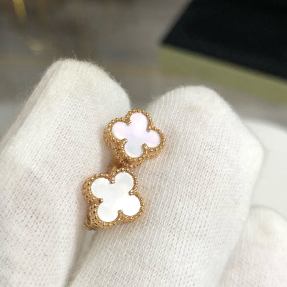 [Vicky]CLOVER MINI GOLD EARRINGS