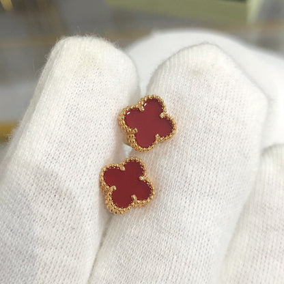 [Vicky]CLOVER MINI GOLD EARRINGS
