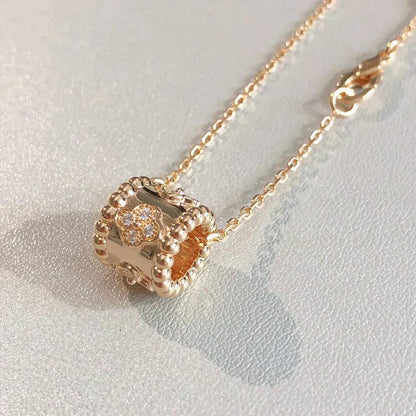 [Vicky]PERLEE PEDANT NECKLACE GOLD / ROSE GOLD