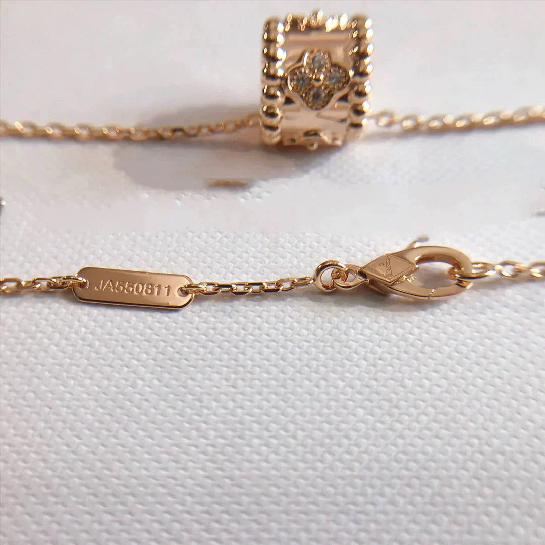 [Vicky]PERLEE PEDANT NECKLACE GOLD / ROSE GOLD
