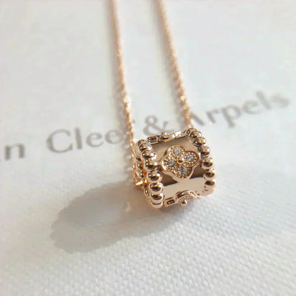 [Vicky]PERLEE PEDANT NECKLACE GOLD / ROSE GOLD
