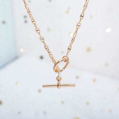 [Vicky]ECHAPPEE NECKLACE PINK GOLD