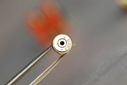 [Vicky]MINI POP H EARRINGS ORANGE