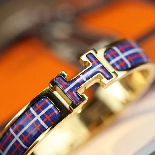 [Vicky]H TARTAN BRACELET 12MM