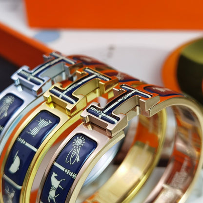 [Vicky]H COUVERTURES DARK BLUE BRACELET