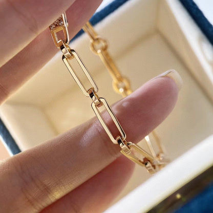 [Vicky]CHAINE BRACELET SMALL MODEL DIAMOND