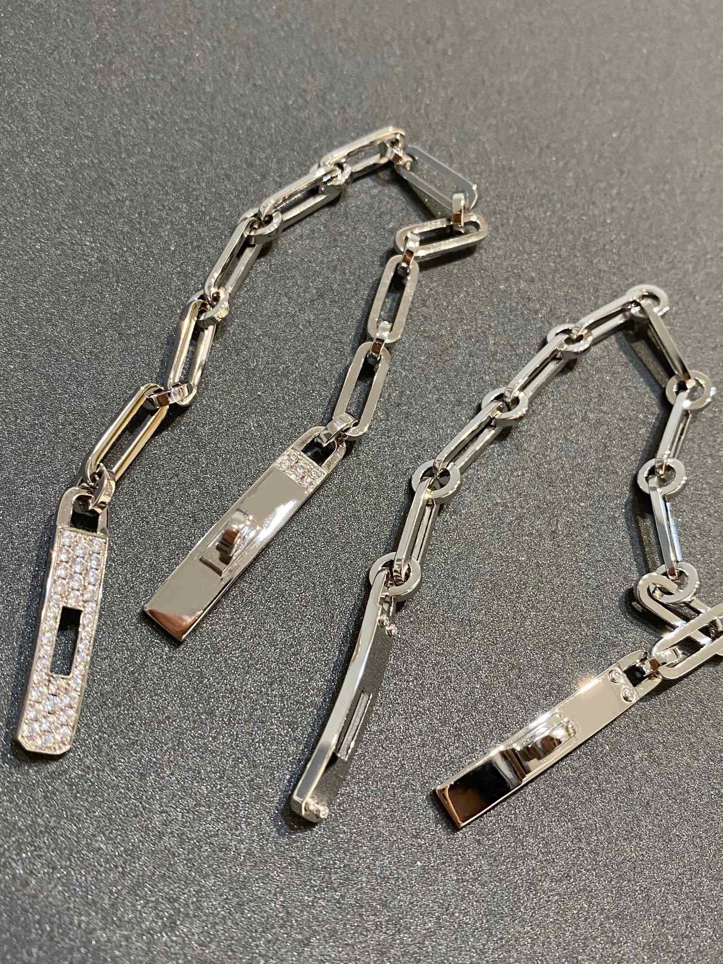 [Vicky]CHAINE BRACELET SMALL MODEL DIAMOND