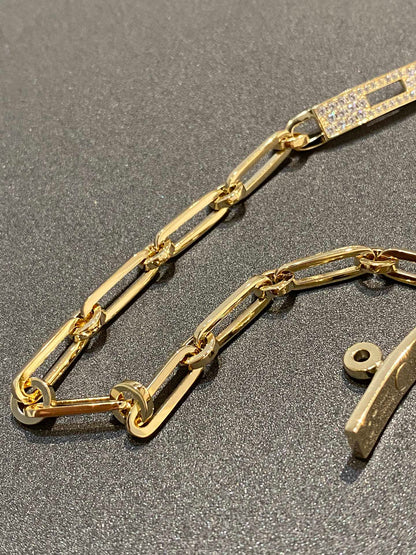 [Vicky]CHAINE BRACELET SMALL MODEL DIAMOND