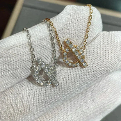 [Vicky]ECHAPEE NECKLACE DIAMOND