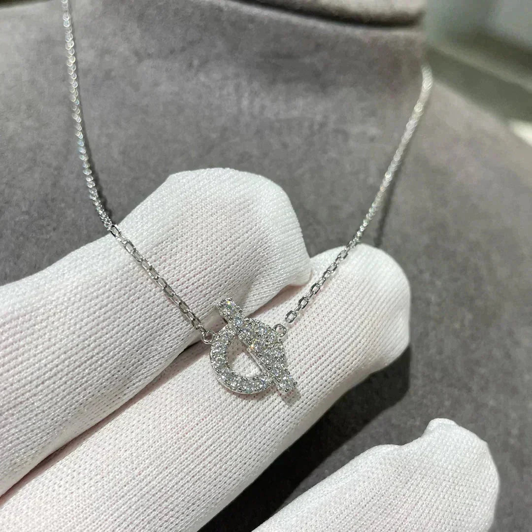 [Vicky]ECHAPEE NECKLACE DIAMOND