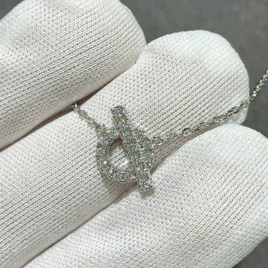 [Vicky]ECHAPEE NECKLACE DIAMOND