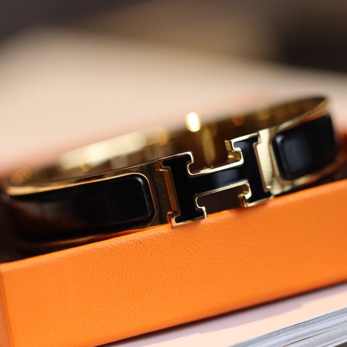 [Vicky]H BRACELET 12MM GOLD