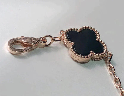 [Vicky]CLOVER 5 MOTIFS MULTICOLOR BRACELET