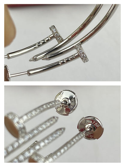 [Vicky]JUSTE EARRINGS FULL DIAMONDS 1.8MM