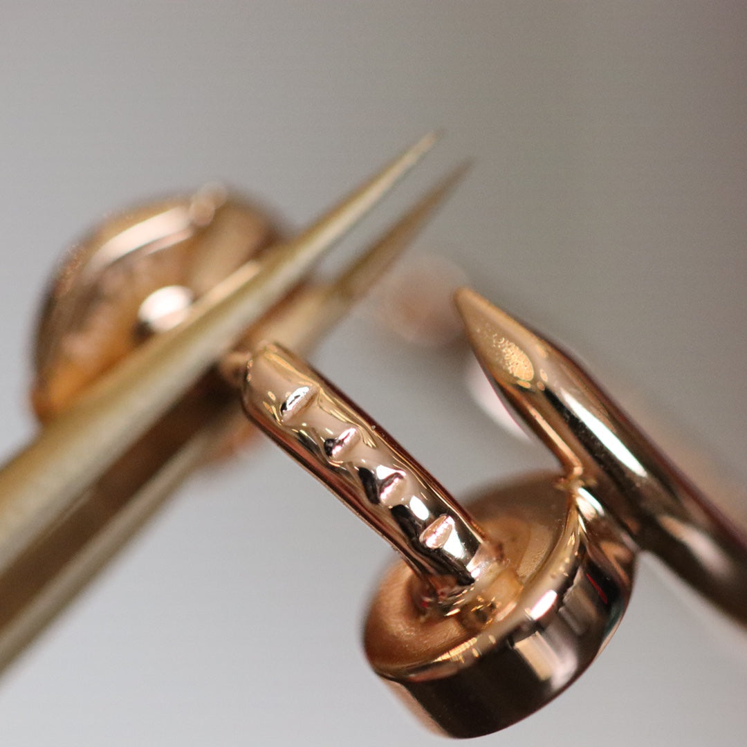 [Vicky]JUSTE EARRINGS PINK GOLD