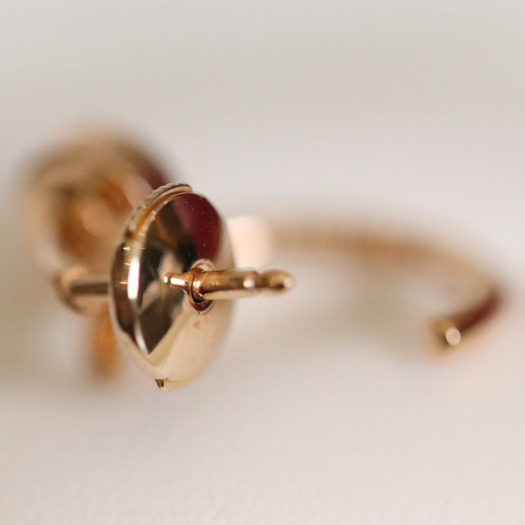 [Vicky]JUSTE EARRINGS PINK GOLD