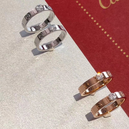 [Vicky]LOVE RING 3.6MM 1 BIG DIAMOND