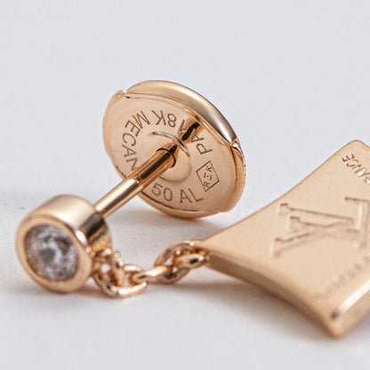 [Vicky]STAR DIAMONDS EARRINGS GOLD