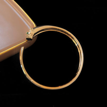 [Vicky]PANTHERE GOLD OPEN BRACELET