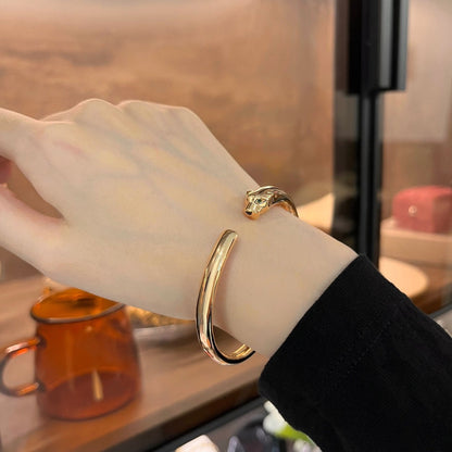 [Vicky]PANTHERE GOLD OPEN BRACELET