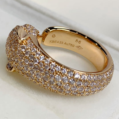 [Vicky]PANTHERE PINK GOLD DIAMOND RING
