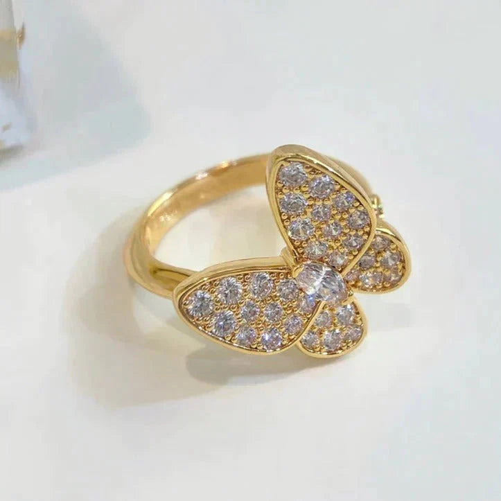 [Vicky]BUTTERFLY DIAMOND RING