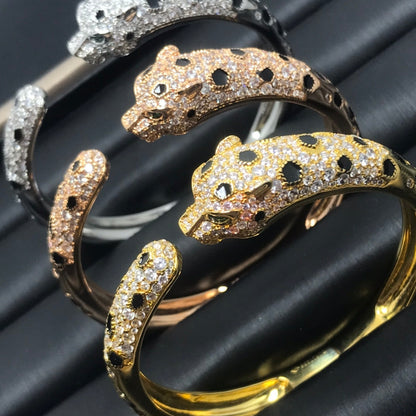 [Vicky]PANTHERE BIG BRACELET DIAMONDS