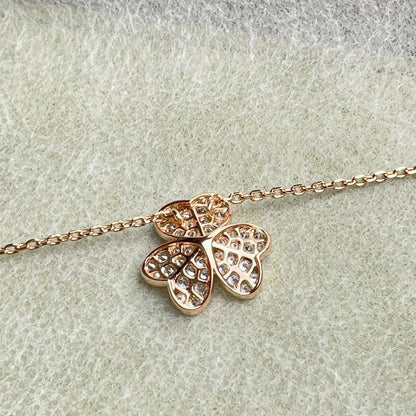 [Vicky]FLOWER DIAMOND NECKLACE