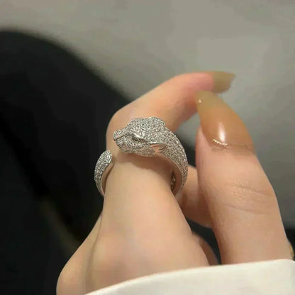 [Vicky]PANTHERE 5.5MM ALL DIAMOND RING