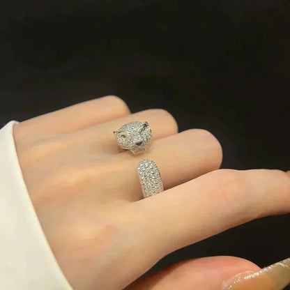 [Vicky]PANTHERE 5.5MM ALL DIAMOND RING