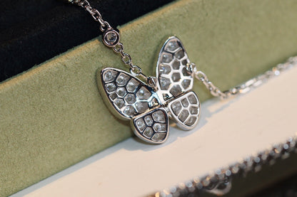 [Vicky]BUTTERFLY DIAMOND NECKLACE