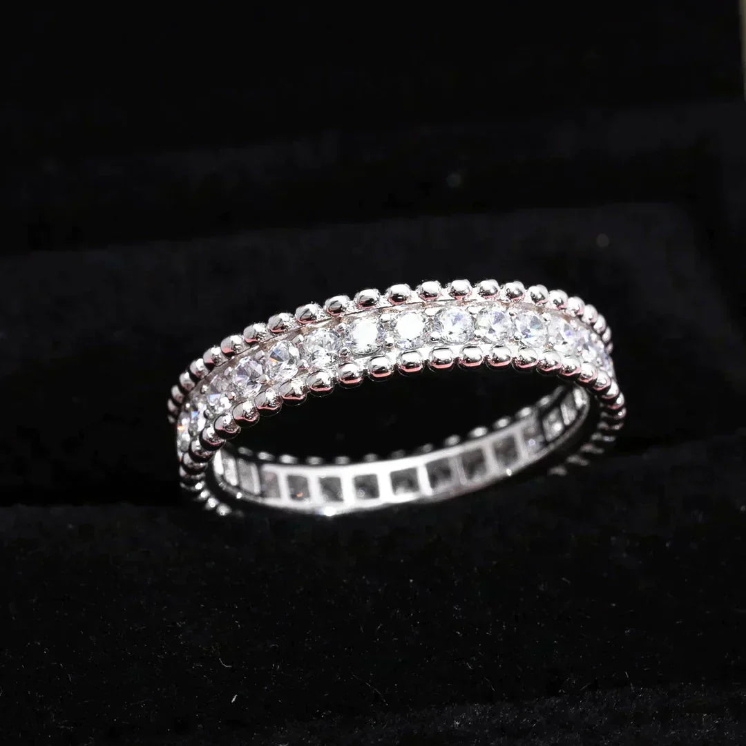 [Vicky]PERLEE DIAMOND SILVER RING