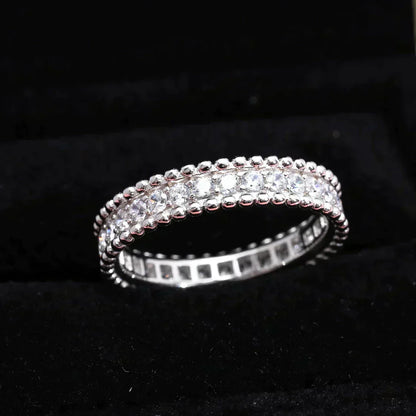 [Vicky]PERLEE DIAMOND SILVER RING