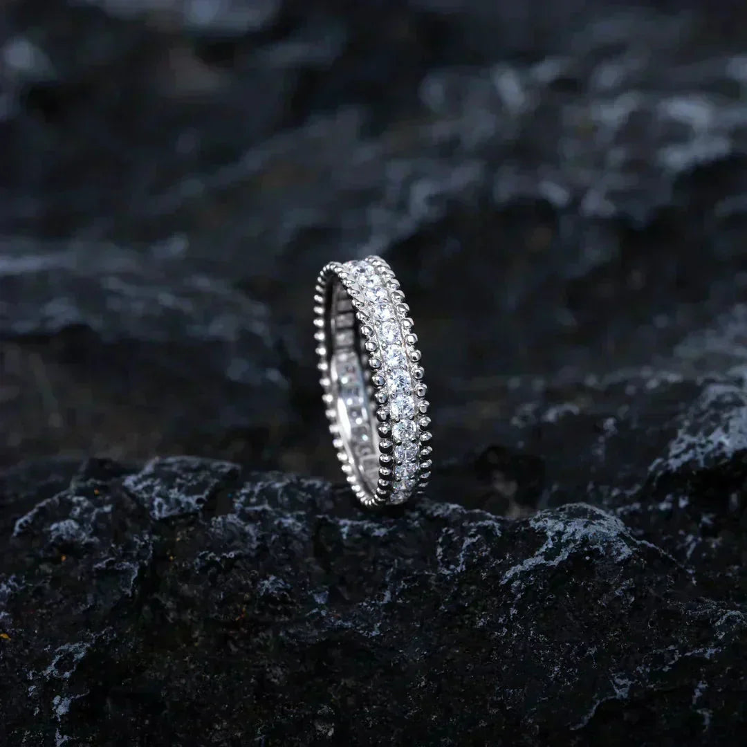 [Vicky]PERLEE DIAMOND SILVER RING
