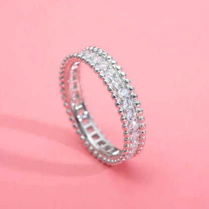 [Vicky]PERLEE DIAMOND SILVER RING